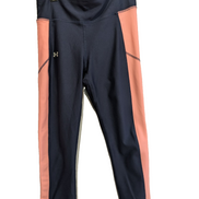 Pantalon Legging Under Armour HeatGear Compression Marine & Rose - Femme T.S