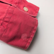 Chemise Ralph Lauren Blaire L Rouge Shirt Button Down Coton Logo Bleu Marine