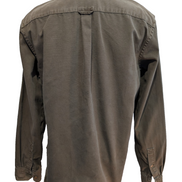 Chemise LEVI'S Vintage Kaki Coton Épais Boutons Métal M. Longues Taille L