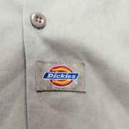 Chemise Dickies M Beige Workwear Manches Courtes Poches Boutonnées