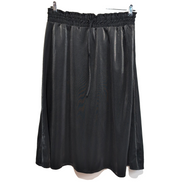 Jupe Femme Taille XL Christy Noire Satinée Stretch Neuve avec Étiquette