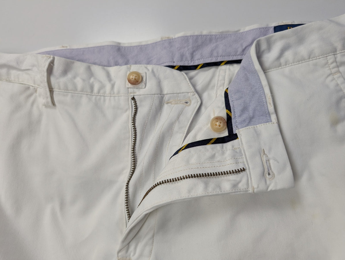 Pantalon chino Polo Ralph Lauren W38 L30 blanc Stretch Straight Fit