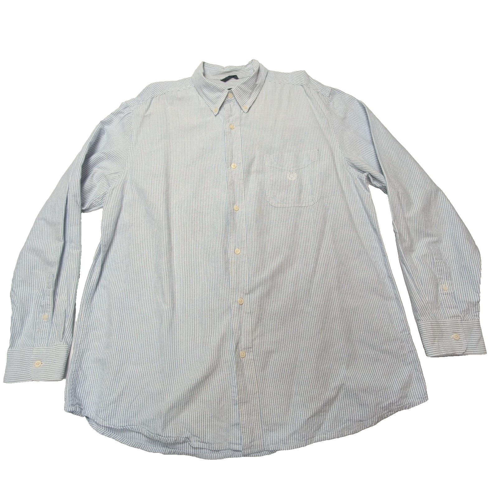 Chemise bleue à rayures taille XL #66e