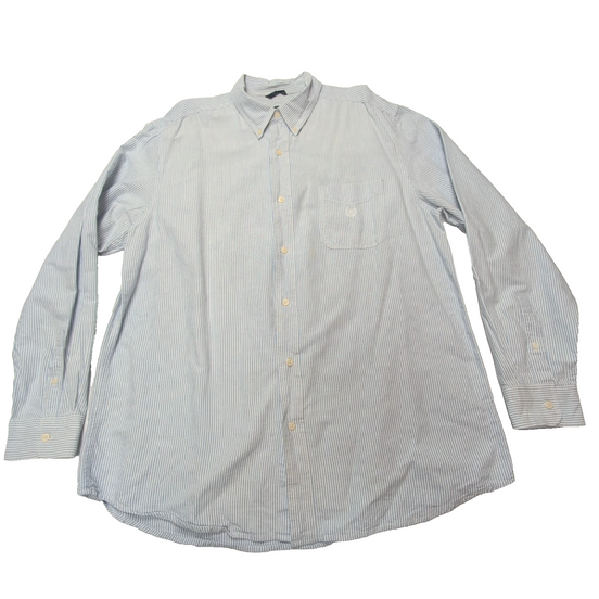 Chemise bleue à rayures taille XL #66e