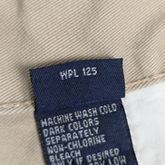 Pantalon chino CHAPS Ralph Lauren beige W30 FR40 à pinces coton