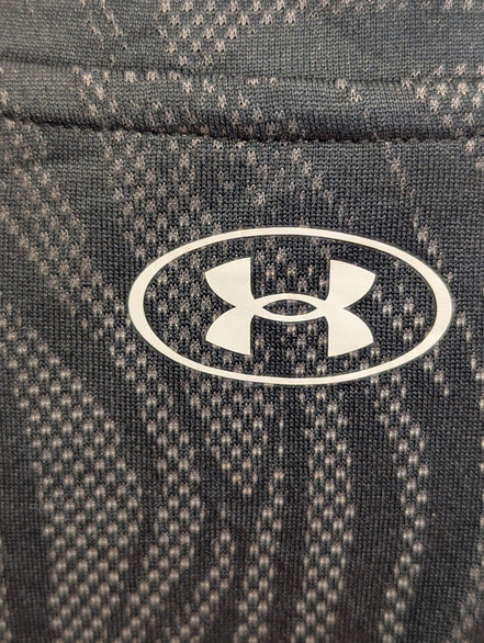 T-shirt de Sport Under Armour Col V Motifs Noir & Gris Femme Taille M