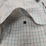 Chemise Patagonia M Verte Blanche Carreaux Ventilée 2 Poches Outdoor