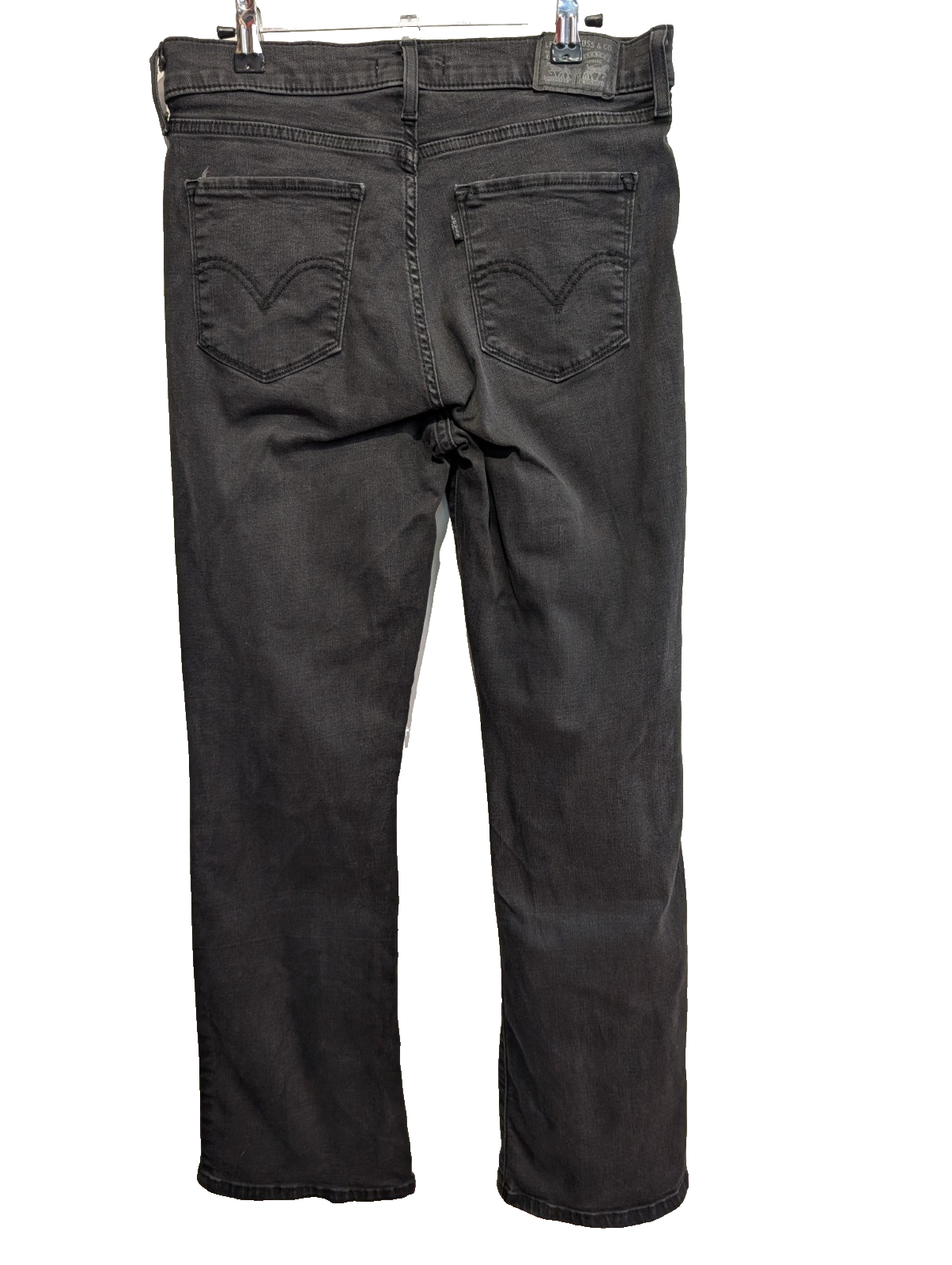 Jean Levi's Femme Noir Classic Bootcut Ultra Stretch W30 L30 T38 Vintage
