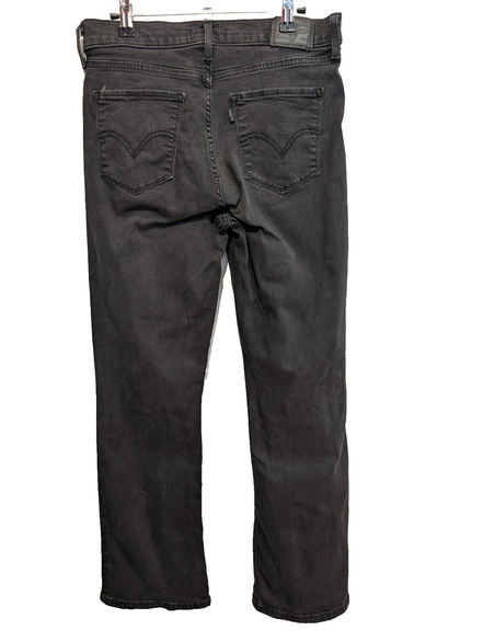 Jean Levi's Femme Noir Classic Bootcut Ultra Stretch W30 L30 T38 Vintage