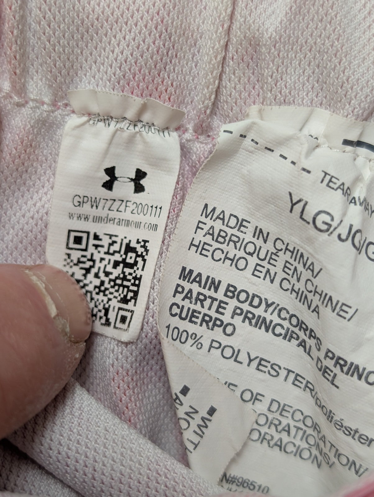 Short Under Armour HeatGear Rose à Motifs - Femme Taille L