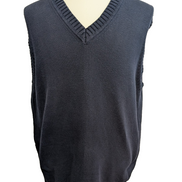 Pull Sans Manche L.L.Bean Homme Col V 100% Coton - Taille XL