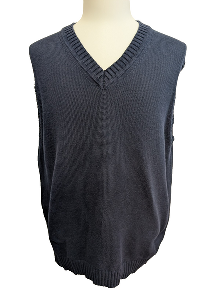 Pull Sans Manche L.L.Bean Homme Col V 100% Coton - Taille XL