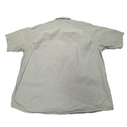 Chemise Wrangler vert kaki clair uni homme manches courtes taille XL