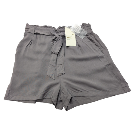 Short Femme XS Fresh Made Gris 100% Viscose Fluide Neuf