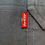 Chemise Levi's à Carreaux Bleu et Bleu Marine Manches Longues Taille M