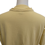 Pull Calvin Klein Jaune Col Roulé à Cordon & Poches - Taille L/XL