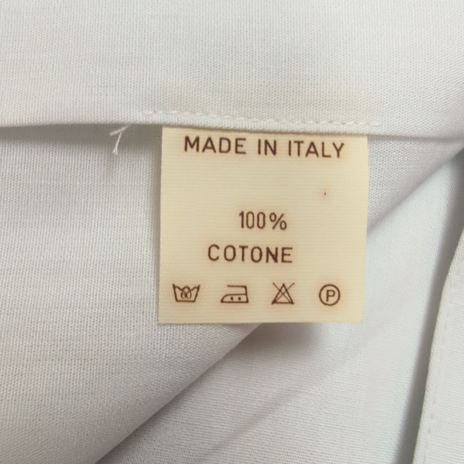 Chemise Ingram Made in Italy L Gris Clair 100% Coton Neuve Sans Étiquette