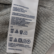Gilet Zippé Tommy Hilfiger Femme Gris avec Écusson Brodé - Taille 2XL