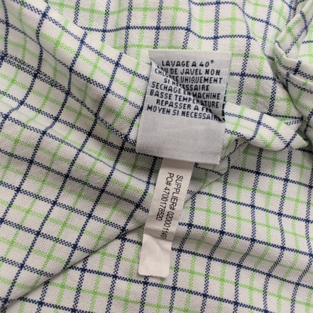 Chemise Ralph Lauren S Vert Bleu Blanc Carreaux Shirt Button Down Logo Marron