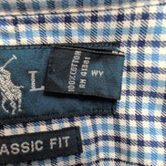 Chemise Ralph Lauren XL XXL Oxford Classic Fit Shirt Button Down Carreaux Bleu