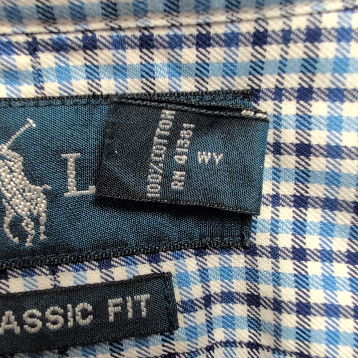 Chemise Ralph Lauren XL XXL Oxford Classic Fit Shirt Button Down Carreaux Bleu