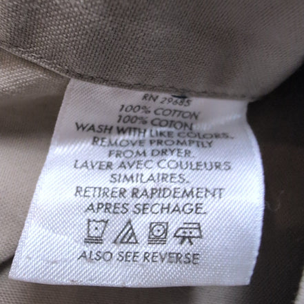 Pendleton Chemise Aventure Crème 100% Coton Manches Longues Homme Taille XL