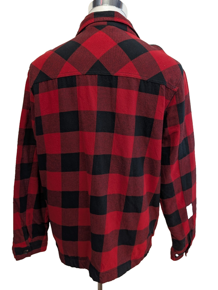 Surchemise Veste Matelassée Sherpa GOODFELLOW & CO Rouge & Noir Taille L |263S
