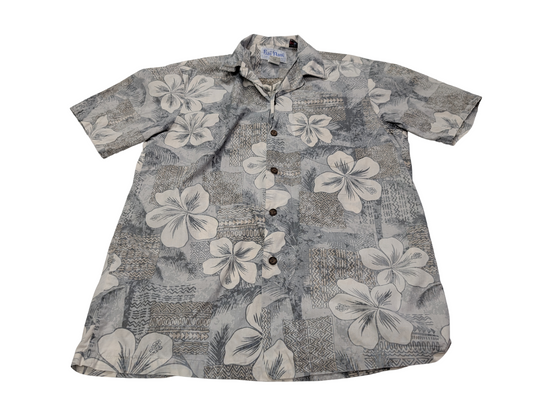 Chemise hawaïenne Kai Nani Made in Hawaii USA manches courtes taille S #724 h