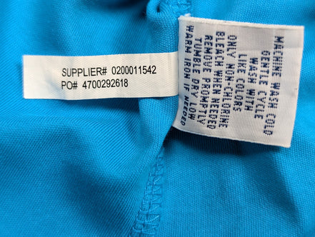 Polo manches courtes Polo Ralph Lauren XL bleu turquoise Pima logo multicolore