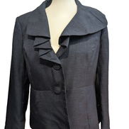 Veste Blazer Le SUIT Femme Bleu Marine 100% Polyester Taille L