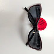Lunettes de soleil Y2K Natur Optik Germany Bordeaux Brillant Branches La