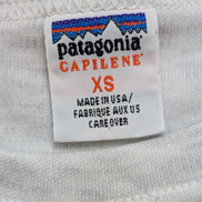 T-shirt Patagonia Vintage Made in USA Capilene Blanc - Taille XS