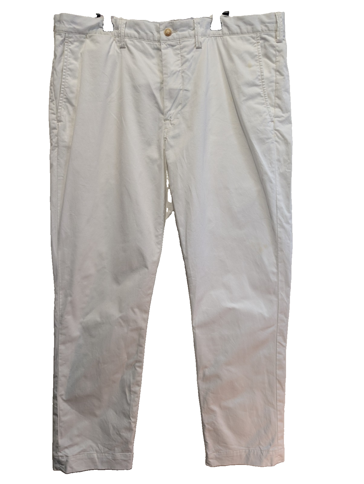 Pantalon chino Polo Ralph Lauren W38 L30 blanc Stretch Straight Fit