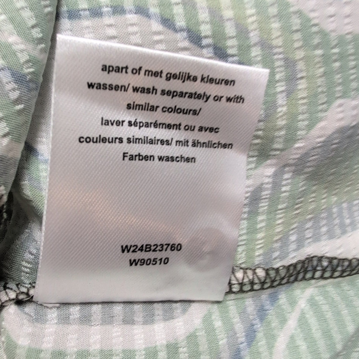 Chemise Femme LIZZI LOU S Verte Motifs Rétro Volants Neuve Étiquette