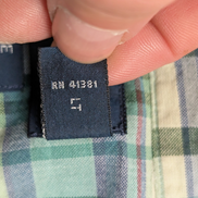 Chemise Polo Ralph Lauren Shirt Blake L XL Plaid Vert Bleu Beige Button Down