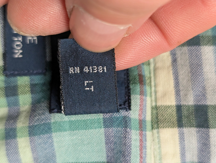 Chemise Polo Ralph Lauren Shirt Blake L XL Plaid Vert Bleu Beige Button Down
