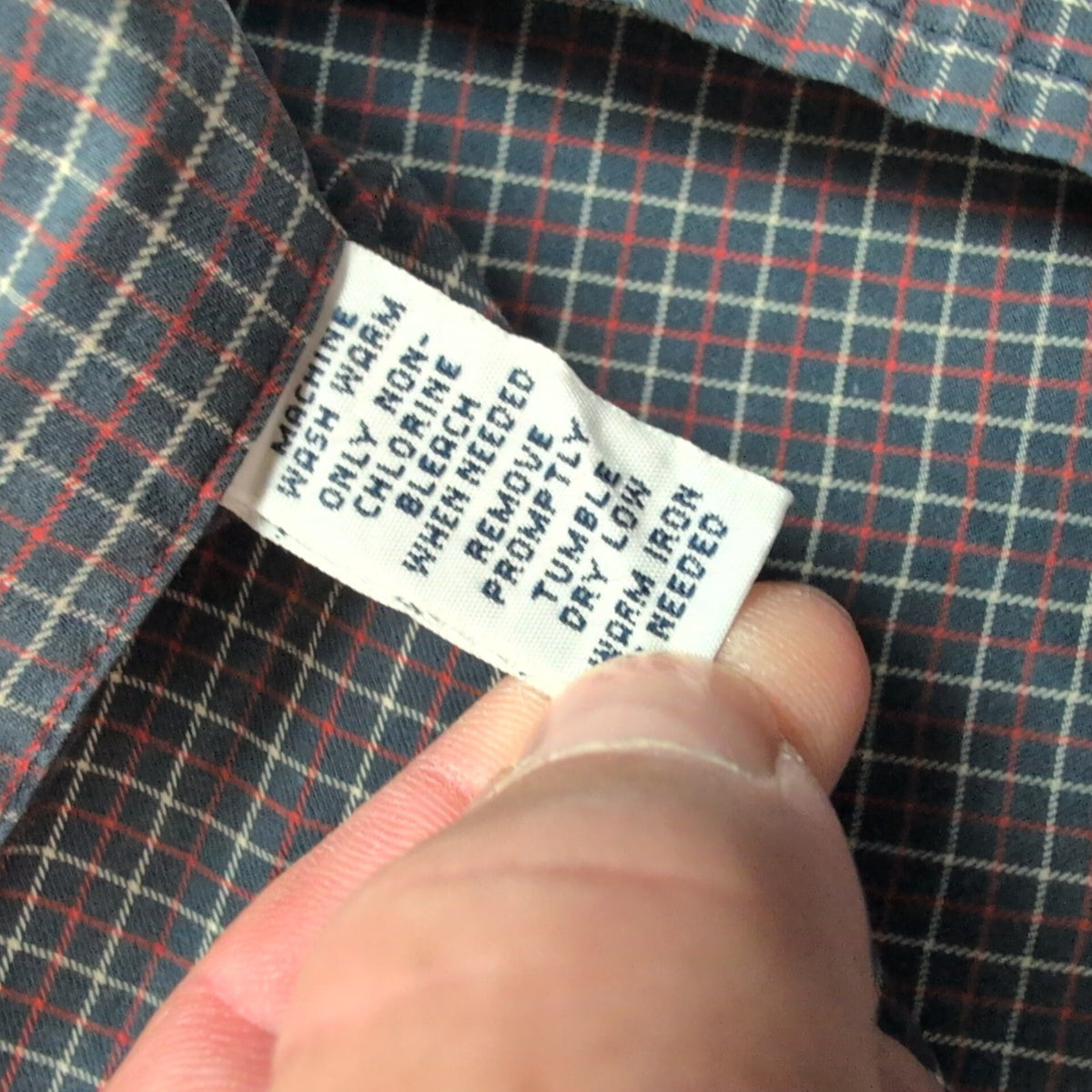 Chemise Ralph Lauren Taille L Classic Fit Gris Rouge Carreaux Logo Brodé Coton