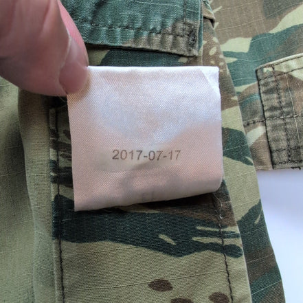 Veste militaire camouflage kaki marron Taille M Army Combat Ripstop Camo