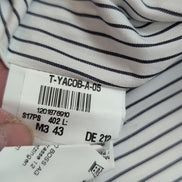 Chemise HUGO BOSS 100% Coton XL Slim Fit Blanche Poignets Mousquetaires