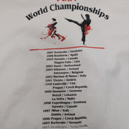 T-SHIRT WKA XXL Karlsruhe 2007 Kickboxing Arts Martiaux B&C Vintage |109T