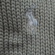 Pull Chaud Polo Ralph Lauren Maille Coton Noir Col Rond Taille XL