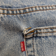 Jean LEVI'S 570 Baggy Vintage 🛹 Taille W36 (Taille 41cm) 🛹 Bleu Délavé Grunge