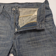 Jean Levi's 514 Homme Vintage Bleu Foncé W36 L32 Denim Poche Arrière Rabat