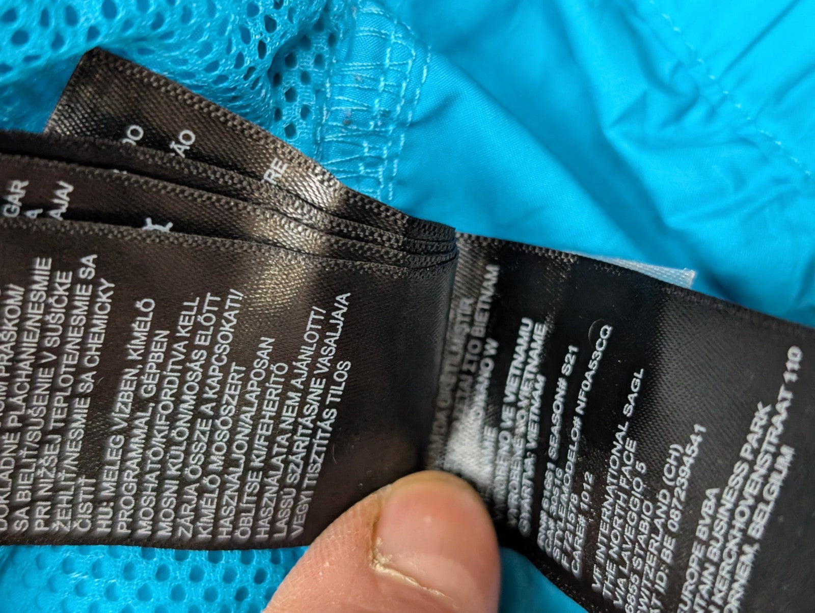 Coupe-vent The North Face WindWall Anorak Bleu Ciel Junior - Taille L 14/16