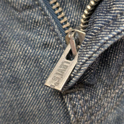 Jean Levi's 514 Homme Vintage Bleu Foncé W36 L32 Denim Poche Arrière Rabat