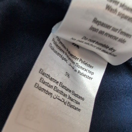 Robe Naf Naf T36 Bleu Marine Velours Stretch Neuve Avec Étiquette
