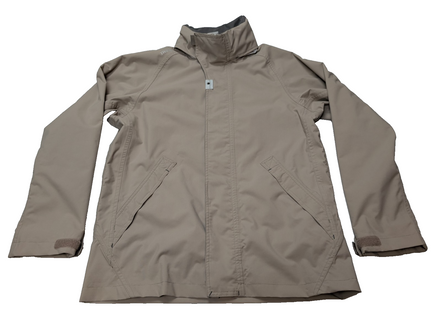 Blouson Pare-Pluie Étanche DECATHLON Beige Crème - Taille M - Capuche État Neuf