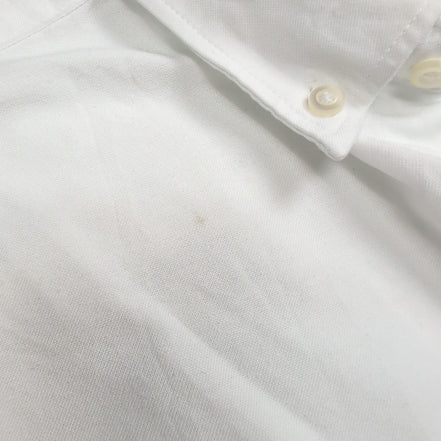 Chemise CHAPS blanche unie manches courtes taille S homme 1 poche