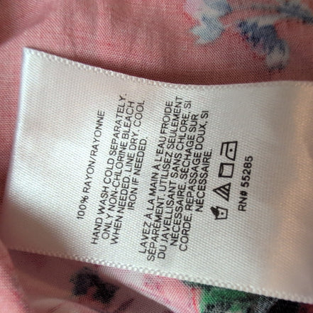 Robe d'été Femme S Corail Fleurie Rayonne Bretelles Réglables Ceinture Bohème