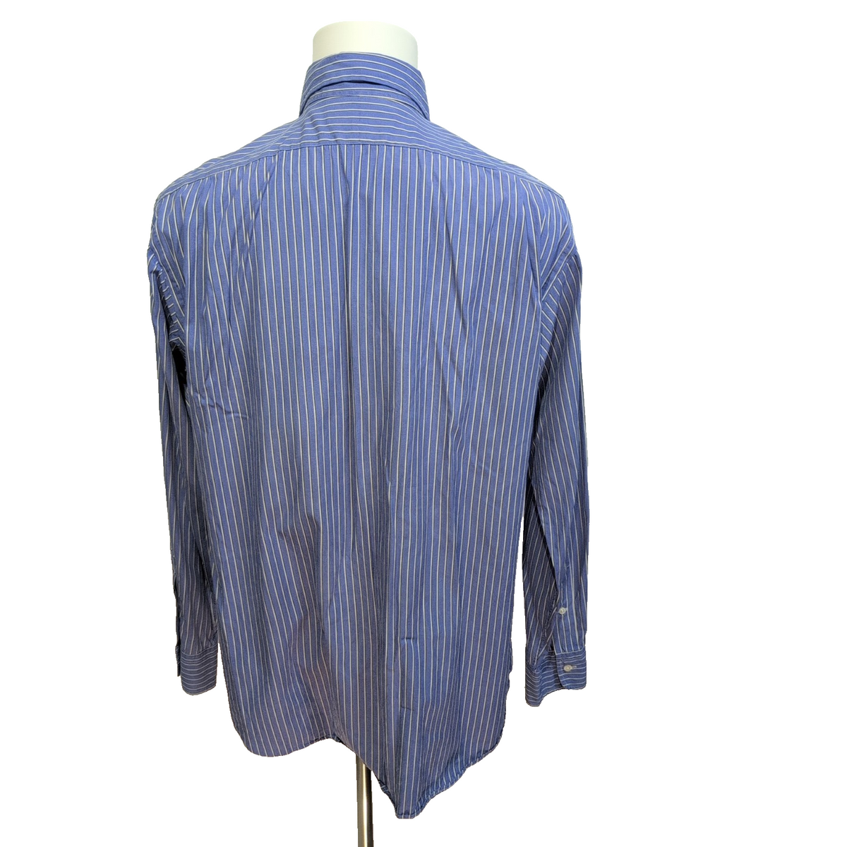 Chemise Polo Ralph Lauren Curham Rayée Bleu Blanc L Classic Fit